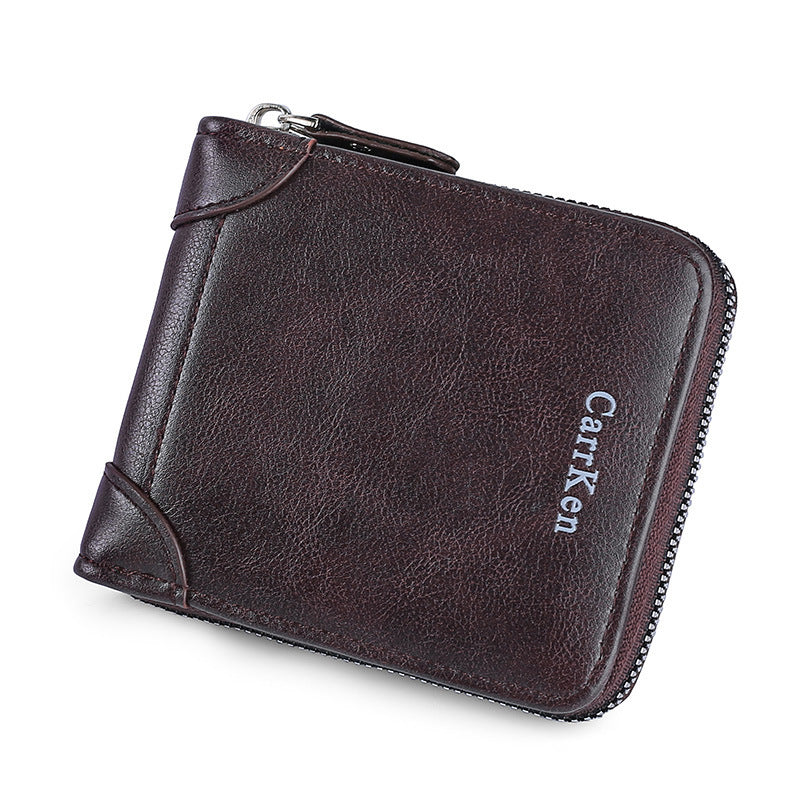 Retro Men’s Horizontal Multifunctional Card Holder - Retro Wallet for Men Too Cool for Just Cards