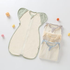 Baby Sleeping Bag Surrender Breathable Dual-use Newborn Organic Cotton Anti-kicking Blanket Leggings Swaddling