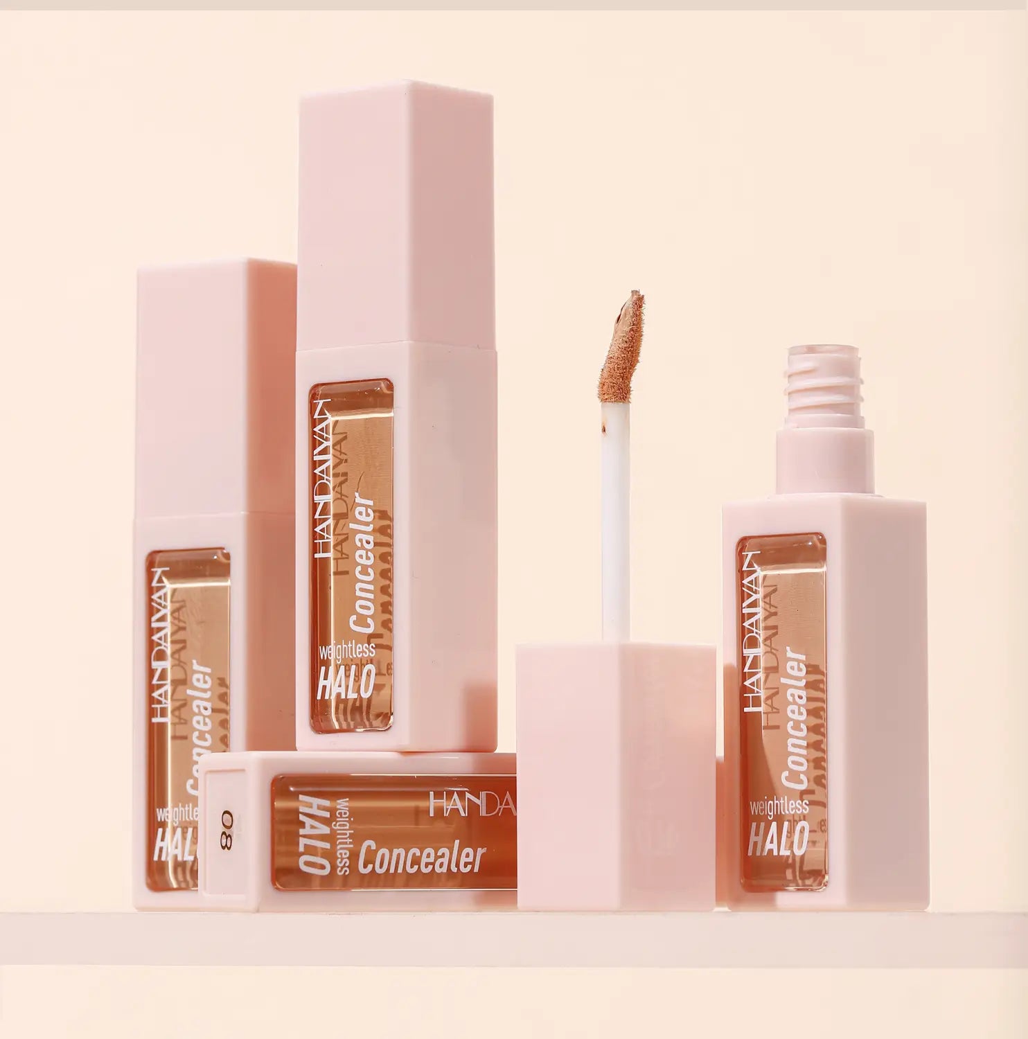 Long-Lasting Shading Cream Concealer with Color Correction and Invisible Pores