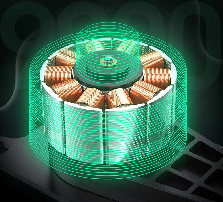 Stille liten husholdnings berøringsskjerm fasciapistol