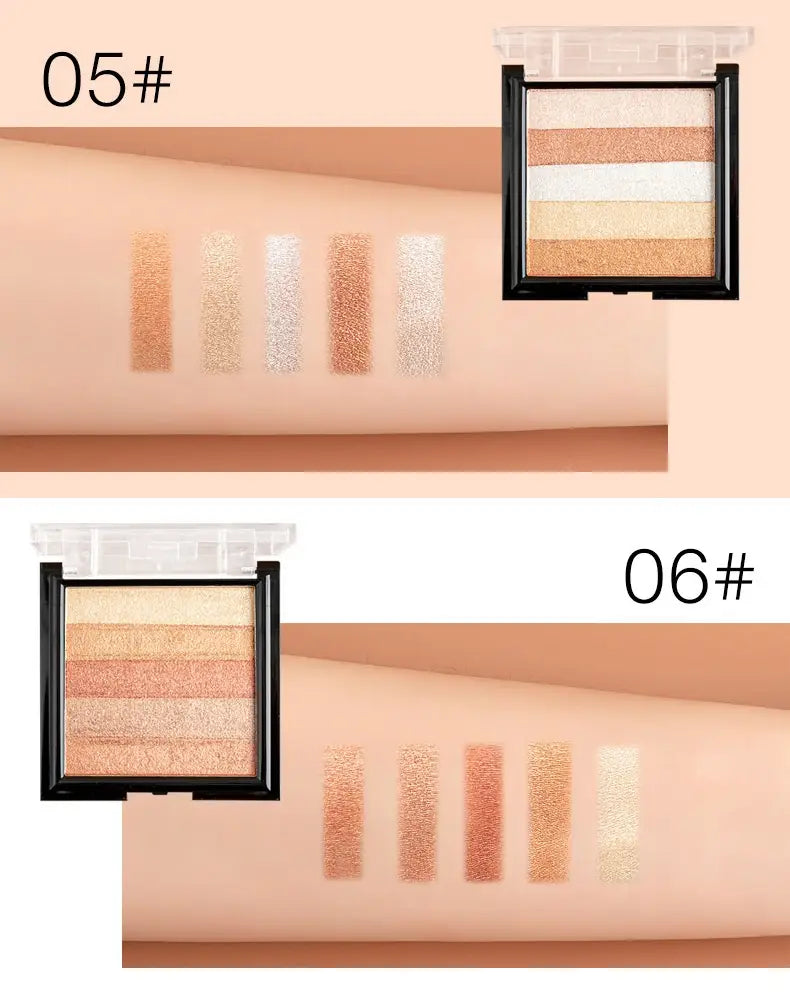 Natural Eye Shadow Plate Six Universal Shades Long Lasting Makeup Palette