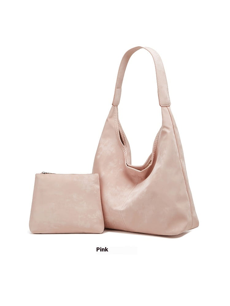 PU Leder -Laptop -Einkaufstasche mit Reißverschlussfächern für Arbeit und Reise