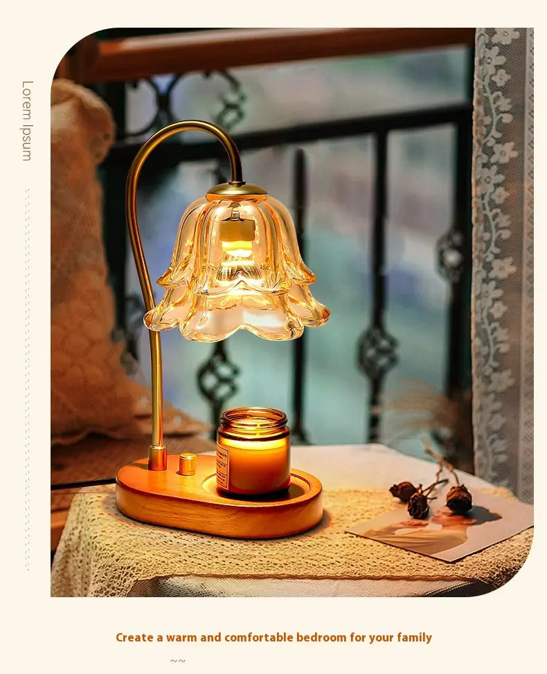 Creative Melting Wax Lamp with Aromatherapy Timing Dimming for Relaxation