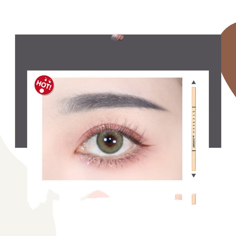 Thin Double-headed Small Triangle Machete Eyebrow Pencil Wild