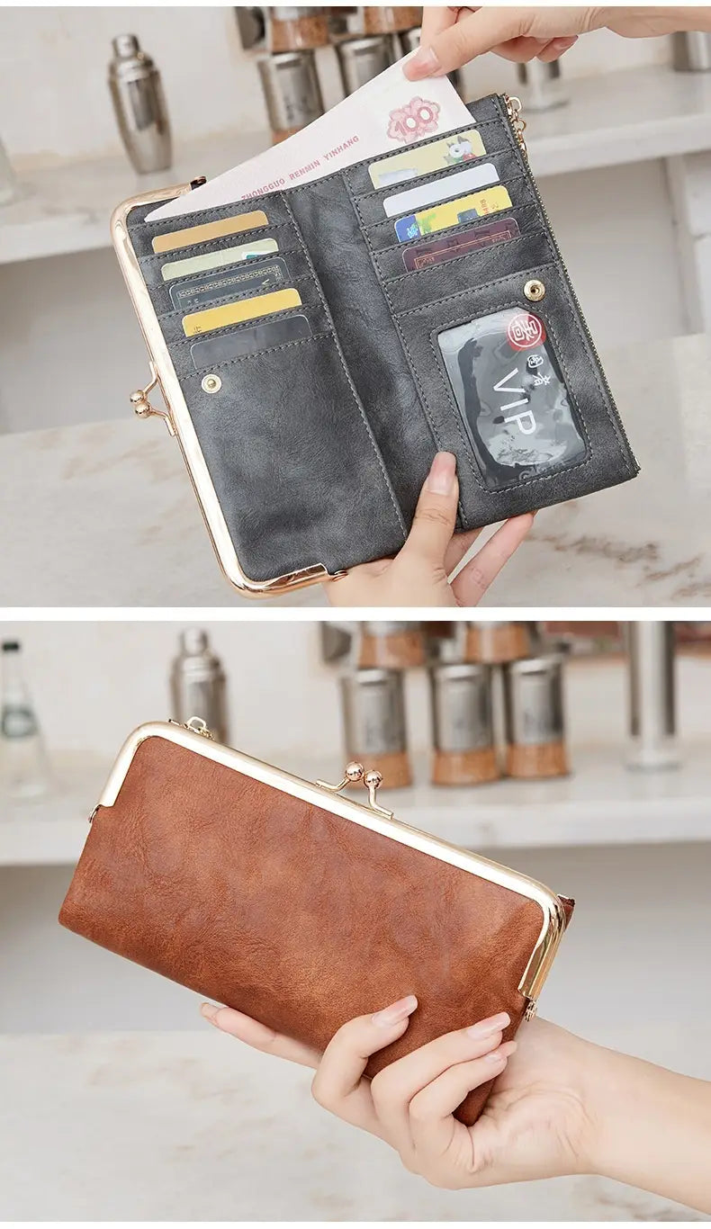 Veekindel polüester-rahakott mitme värviga, kulumiskindla PU voodriga