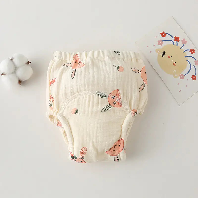 Bubble Training Pants with Gauze Diaper for Ring Urine Toddler