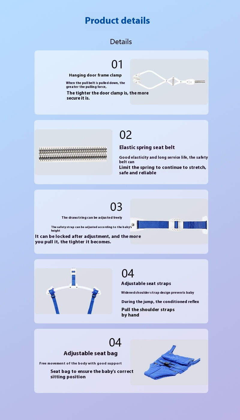 Infant Jump Chair with Sensory Colors for Fitness and Learning in the United States