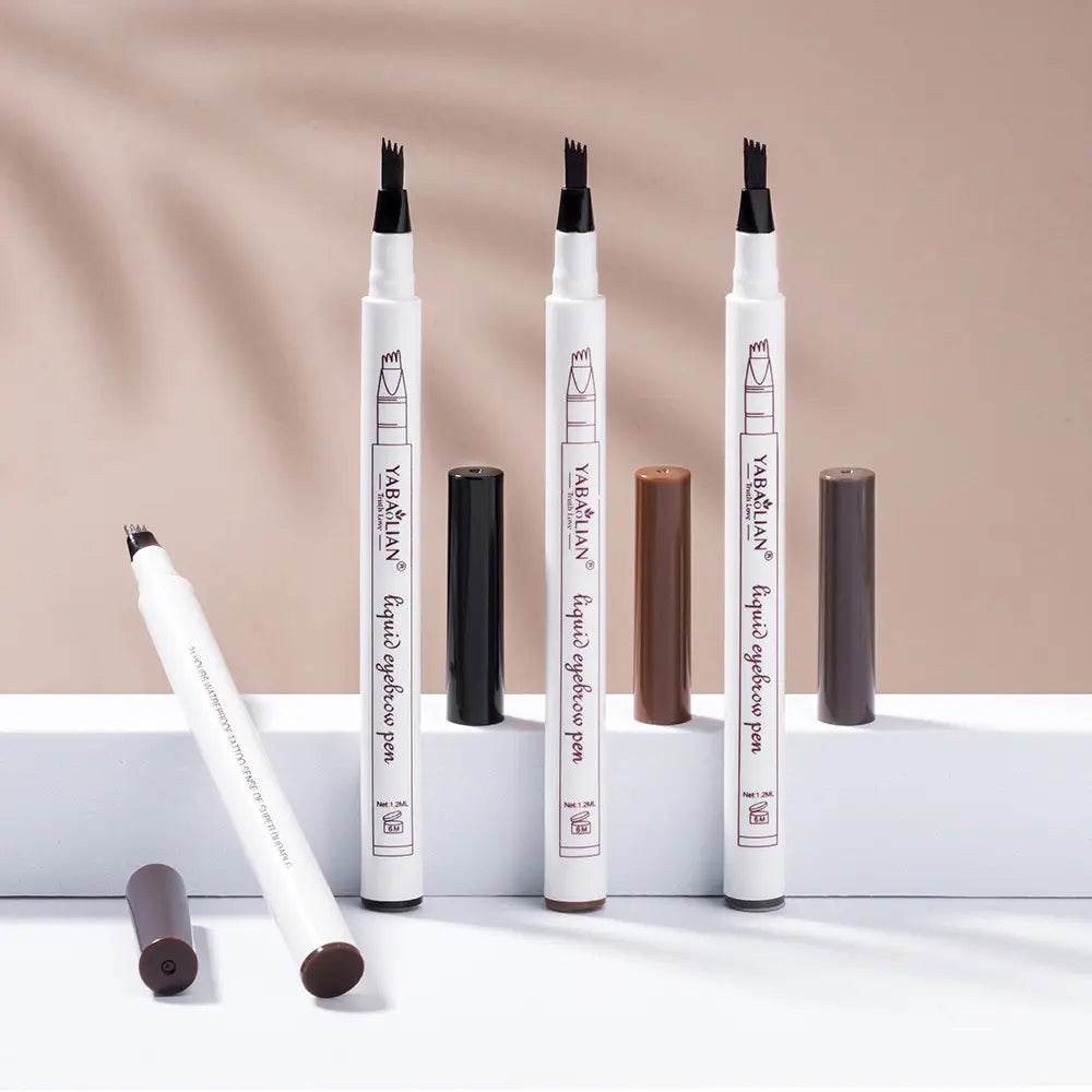 Four Fork Distinct Eyebrow Pencil Makeup with Long-Lasting Packaging