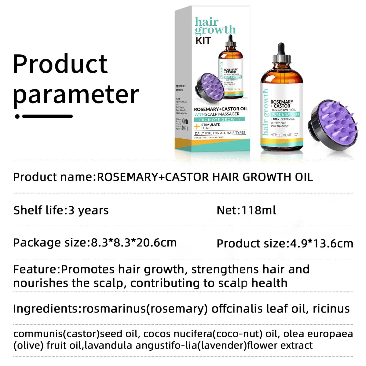 Helekollane tugev juuksevärv töötlemisõli ja massaažiharjaga