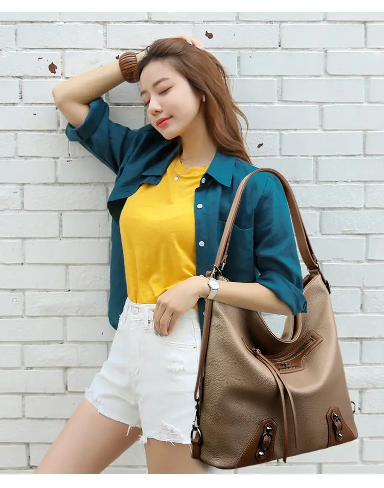 Large Capacity Multi Compartment Cross Body Bag in Durable Polyester Fabrics