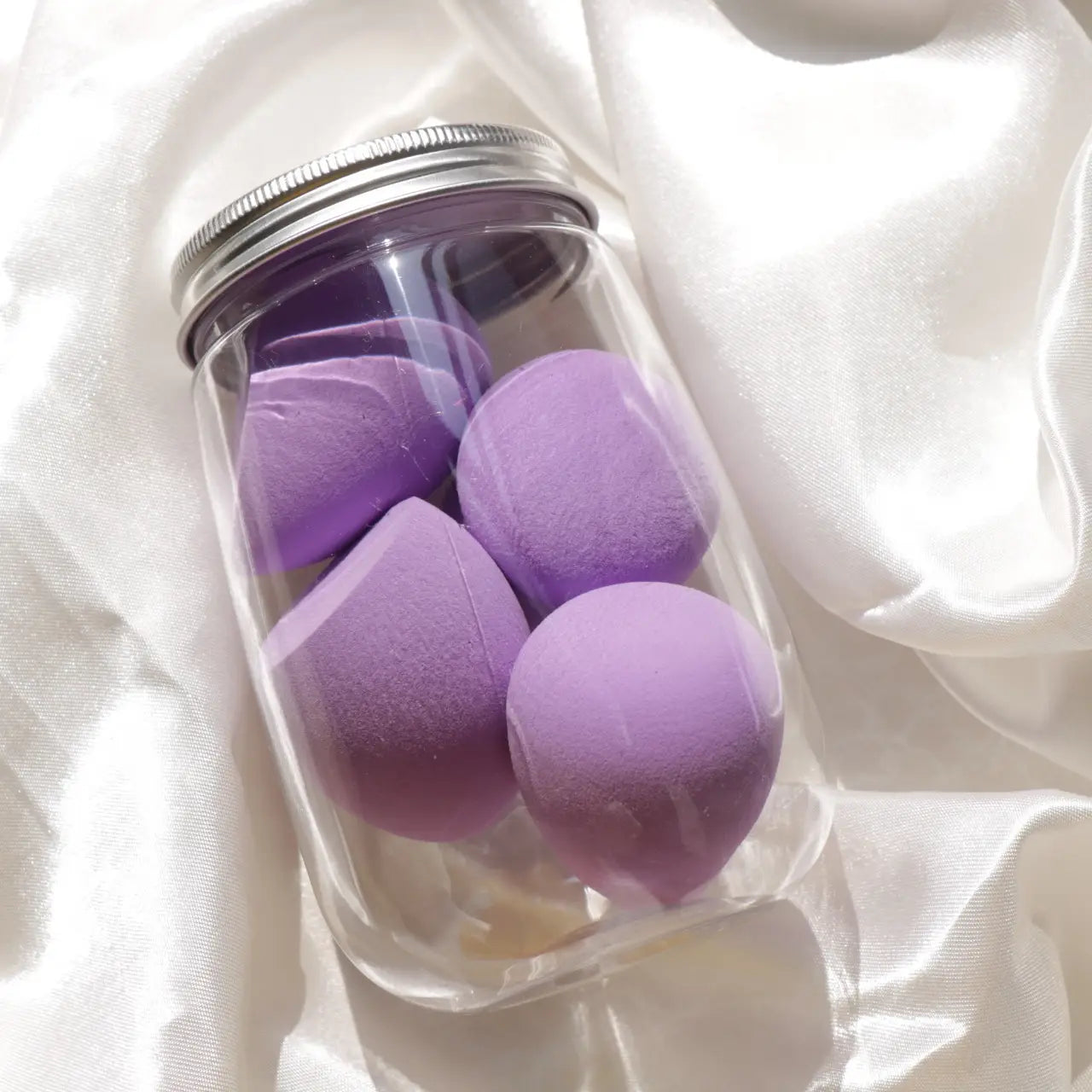 Canned Powder Puff Beauty Egg Box Makeup Sponge Set