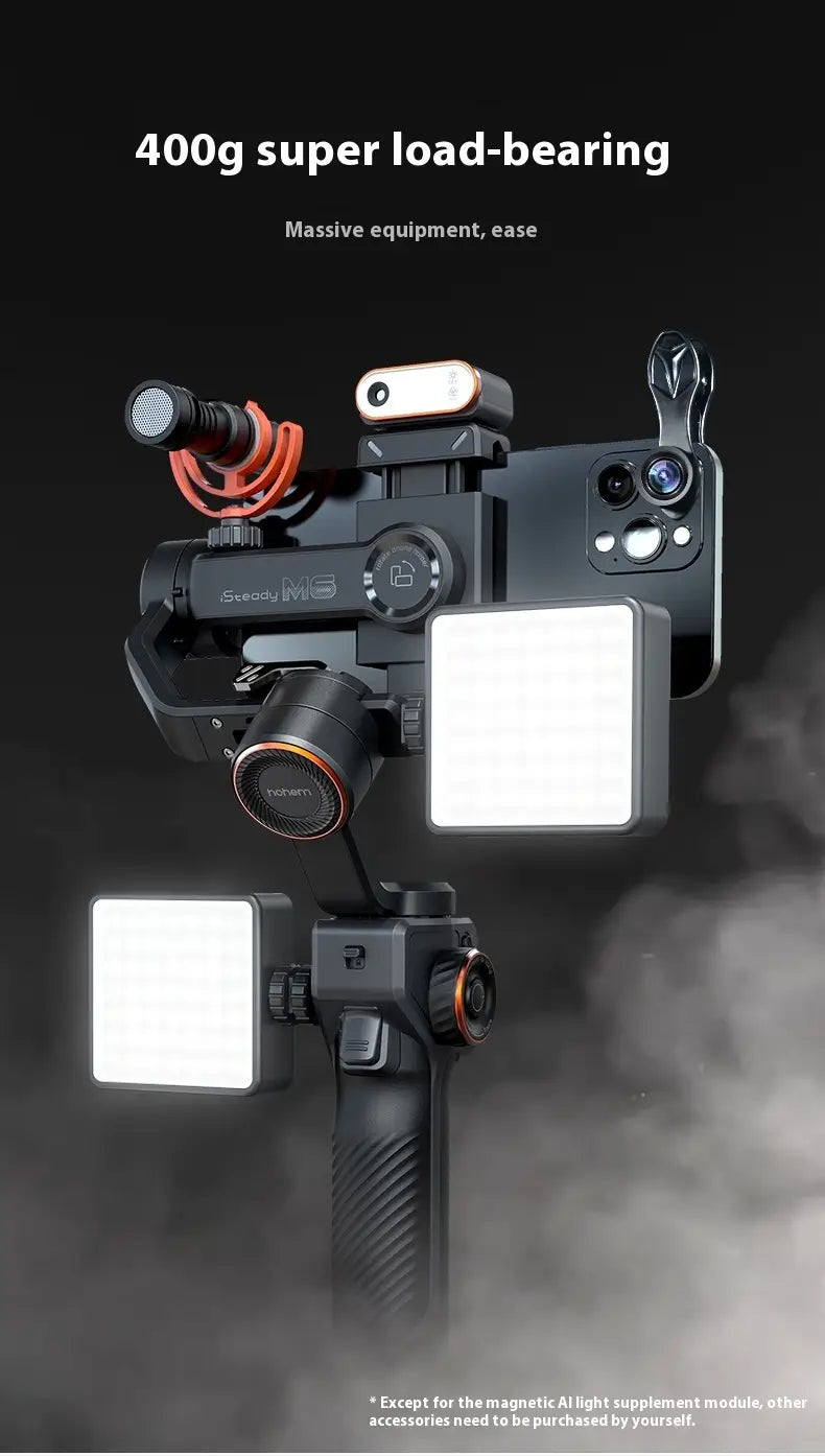 Mobile Phone Stabilizer with Face Tracking and AI Features