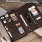 Retro horse leather multifunctional tablet PC case - Saddle Up Your Tablet with Retro Leather Flair