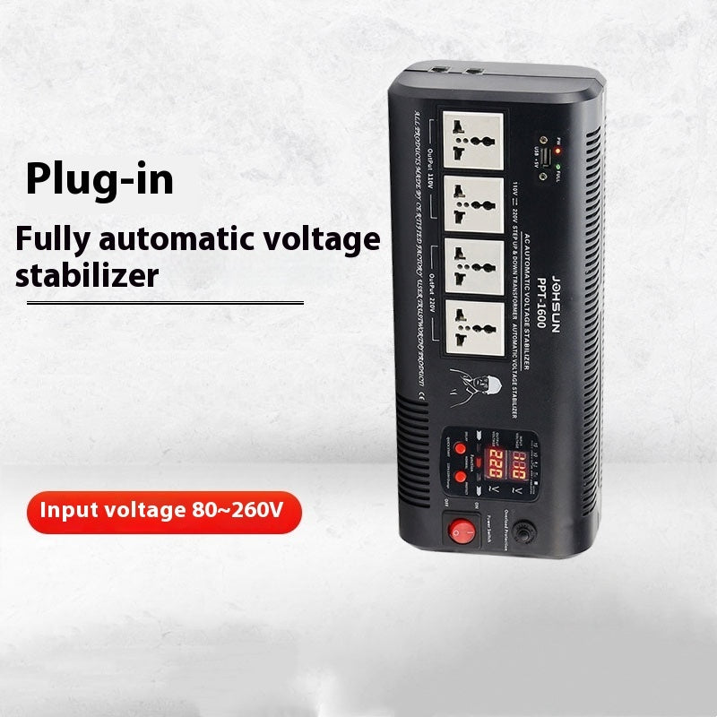 Home Panel Voltage Regulator Plug And Play 220V To 110V - Voltage Wizard Turns 220V to 110V Magic