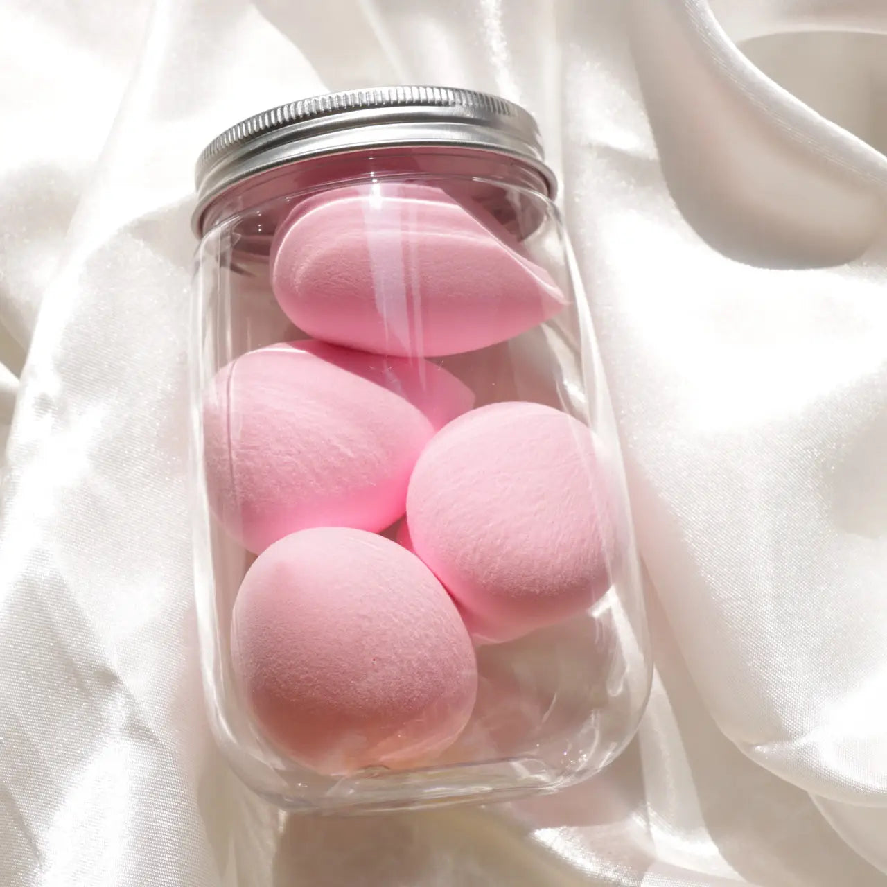 Canned Powder Puff Beauty Egg Box Makeup Sponge Set