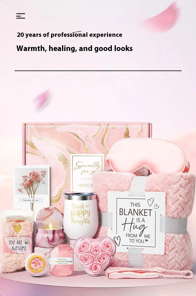 Műanyag tárolódoboz 27x23x13cm modern ajándékcsomagoló készlet