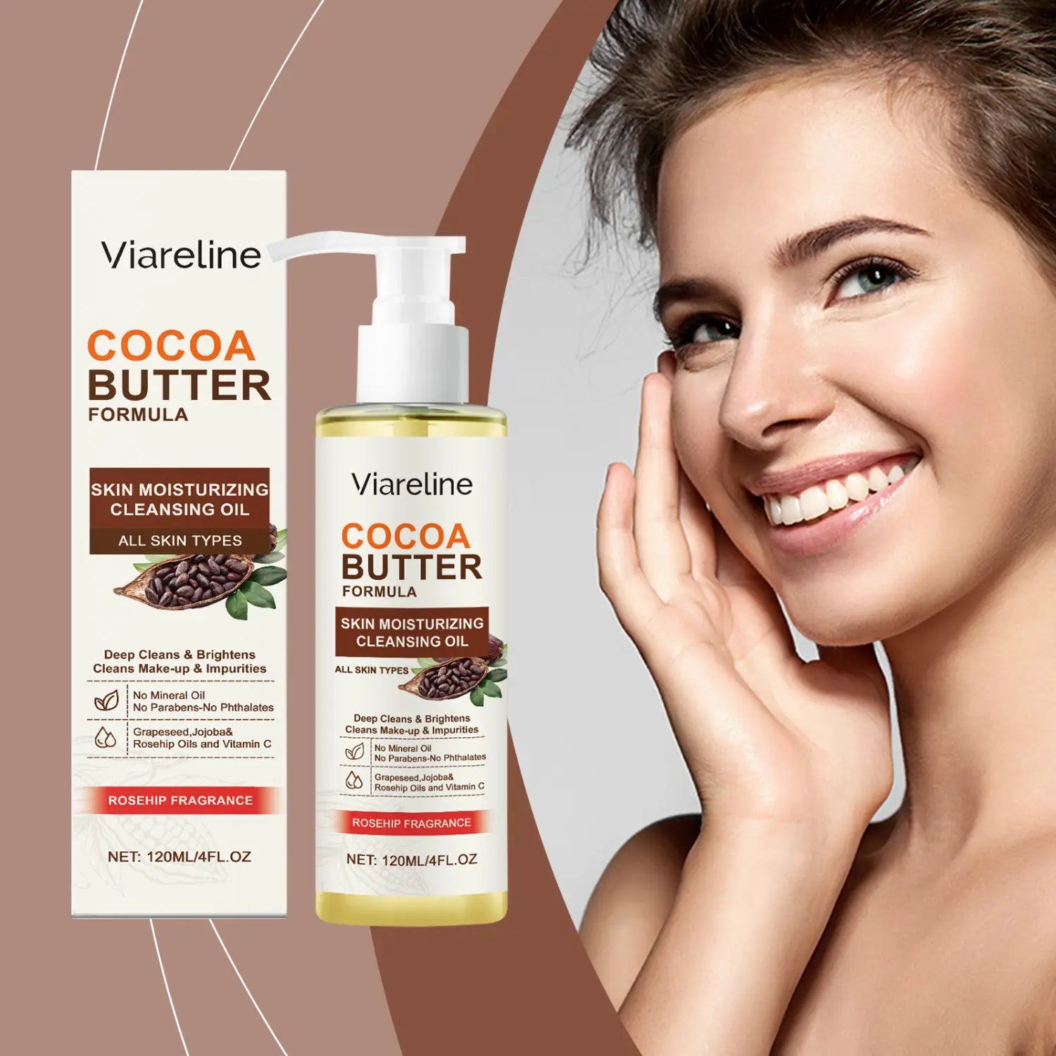 Sanfte Make -up -Entferneröl für empfindliche Haut Gesichtsbehandlung