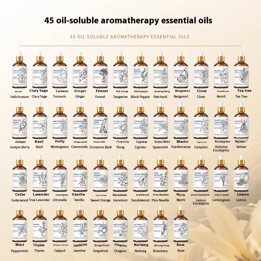 Essential Oil Plant Extract Rose for Massage and Aromatherapy 100ml