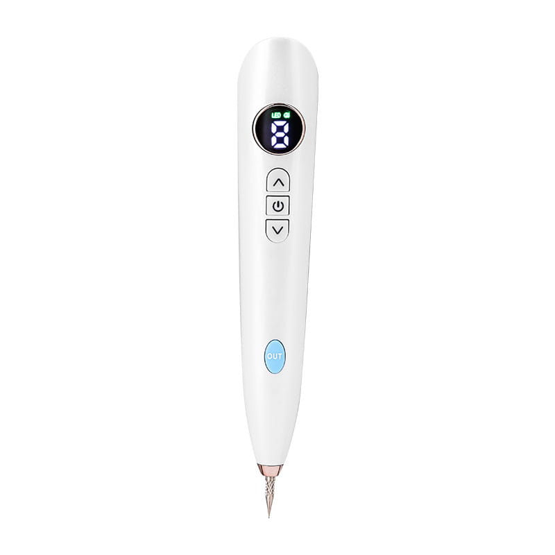 Handheld 8-speed Mole Scanning Facial Beauty Device With LED Light