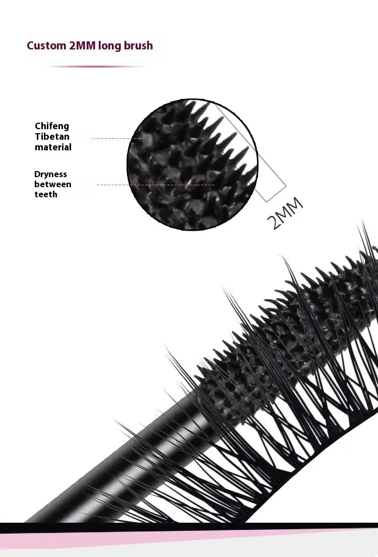 Waterproof Long Curling Black Mascara for Thick Voluminous Lashes