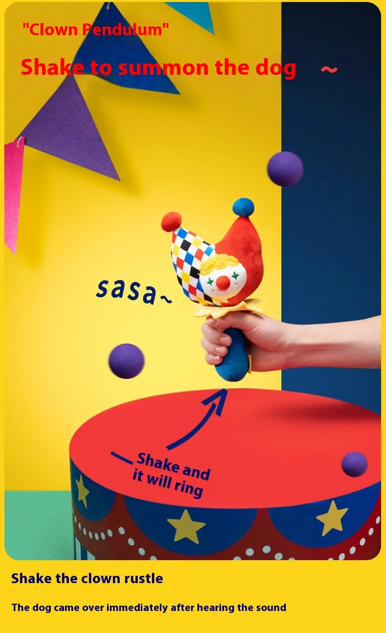 Plush Dog Toy with Squeaker Rabbit Design Interactive Pet Chew