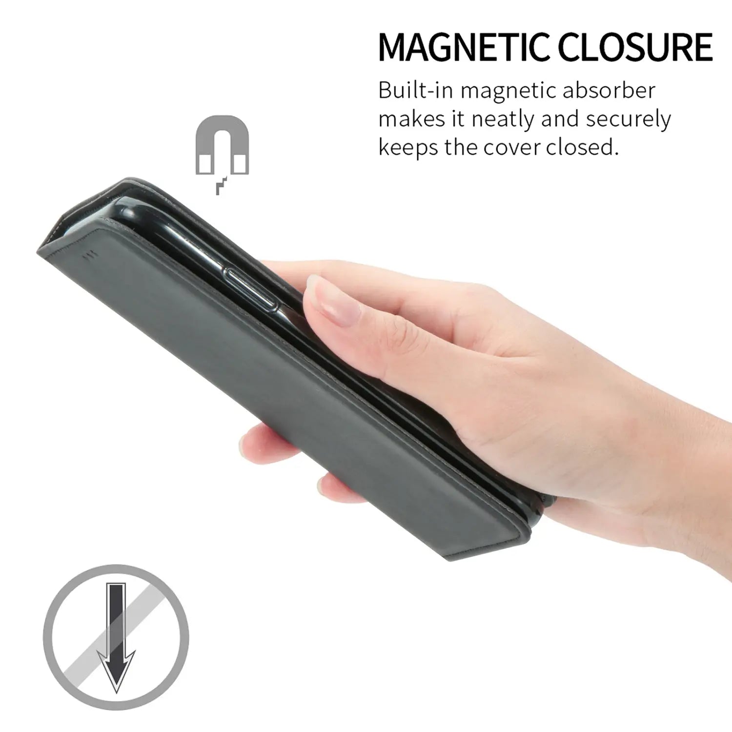 Magnetic Protective Cover for Apple Phones with Skin Feeling Solid and Anti-Wear