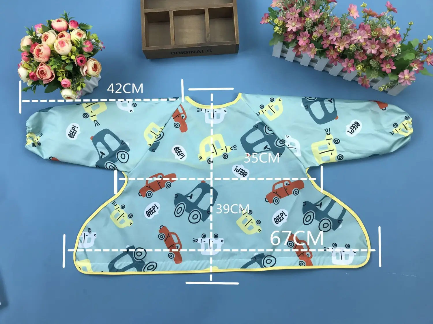 United States Cartoon Animal Seat Cushion with Stripe Plaid Pattern