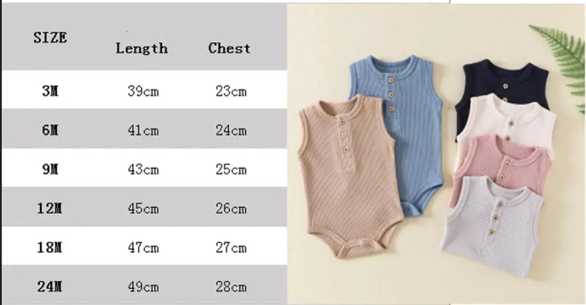 Newborn Jumpsuit Sleeveless Triangle Rompers