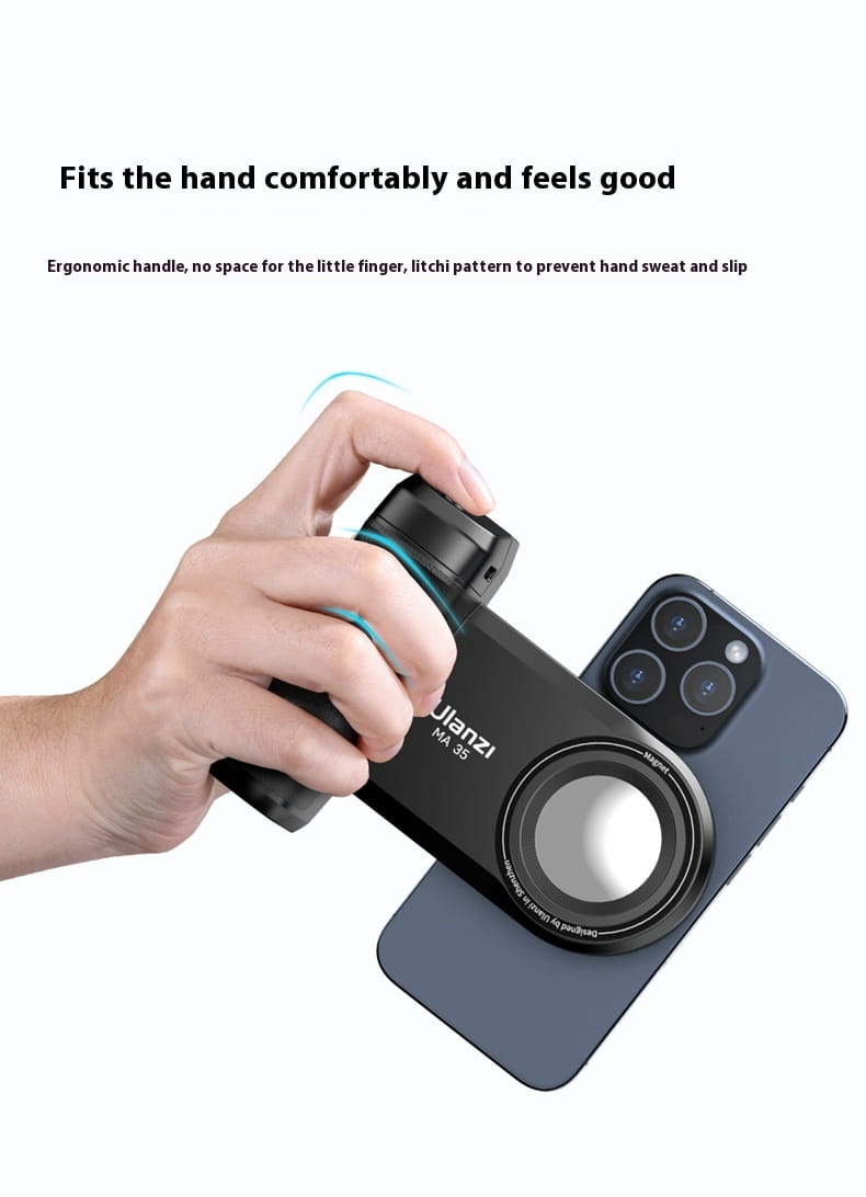 Magnetic Assisted Camera Light for Mobile Phones Bluetooth Mount