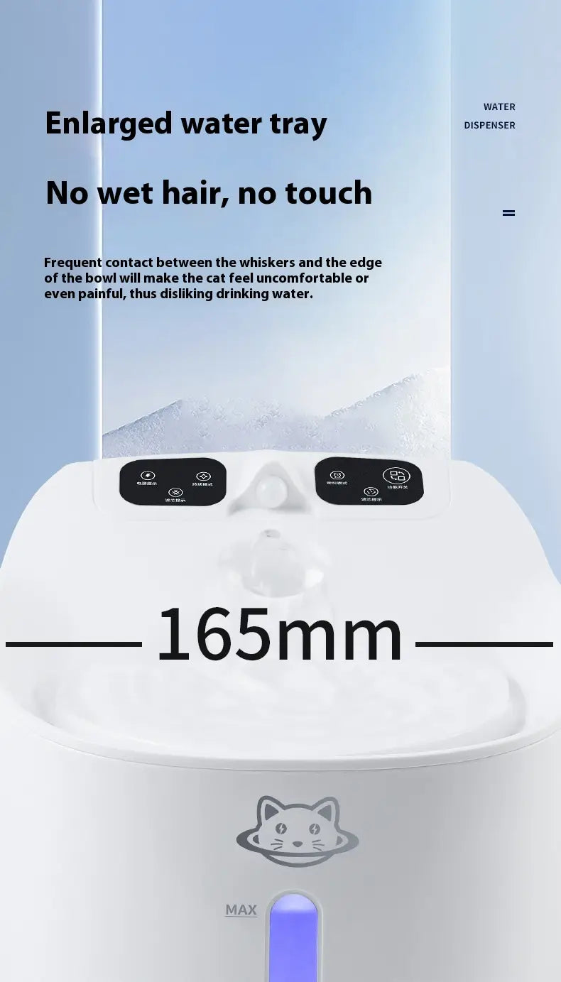 Intelligent Sensor Pet Water Dispenser with Filters for Cats and Dogs