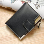 Men’s Wallet Multi-function Wallet With Zipper Buckle Tri-fold Coin Purse - Zipper Buckle Wallet for Men That Holds