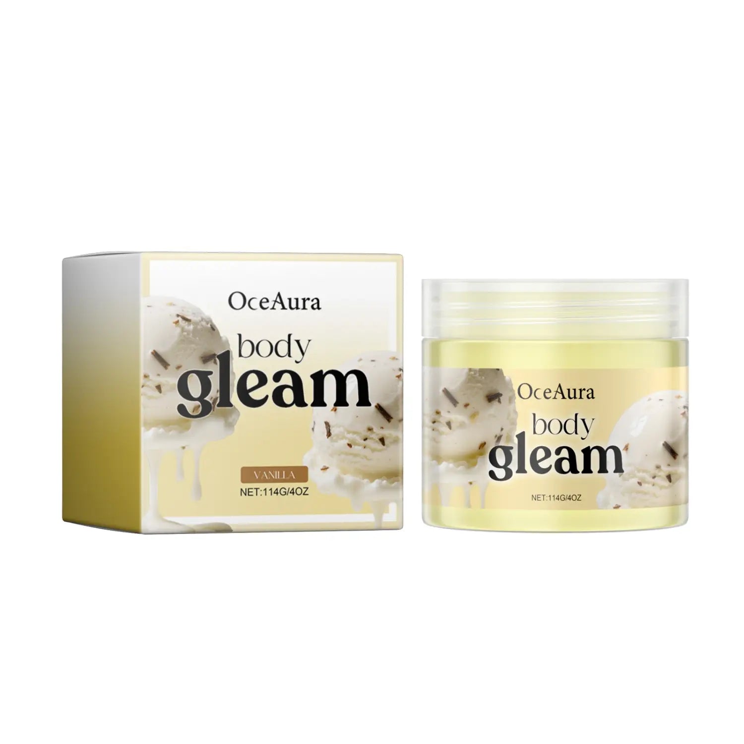 Moisturizing Cream with Shea Butter and Vanilla Extract for Soft Skin