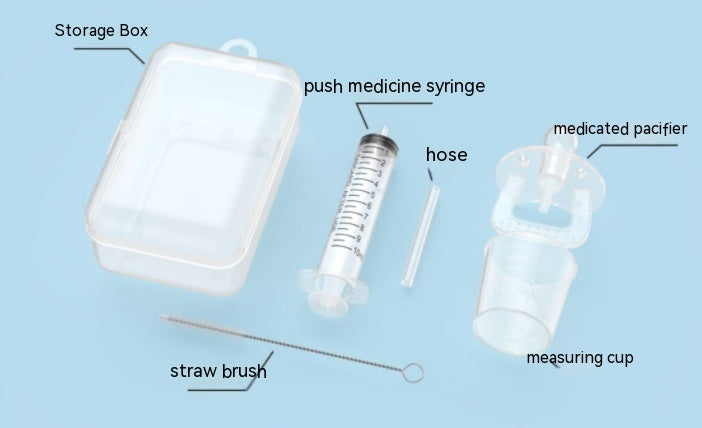 Baby Choke Proof Children 3 Years Old Syringe Feed Medication Utensil - Syringe Feed Medication Utensil for Tiny Tots