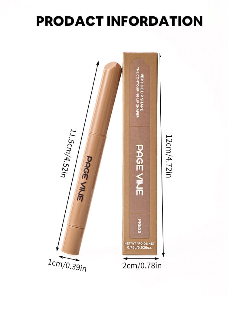 Creion de căptușeală de buze impermeabil de lungă durată pentru o definiție netedă precisă