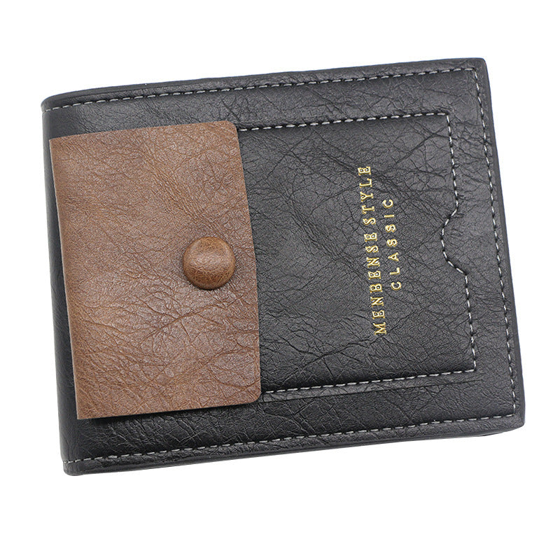 Men’s Short Retro Large Capacity Fashion Casual Multi-card Wallet - Men’s Retro Wallet for World-Class Card Hoarders