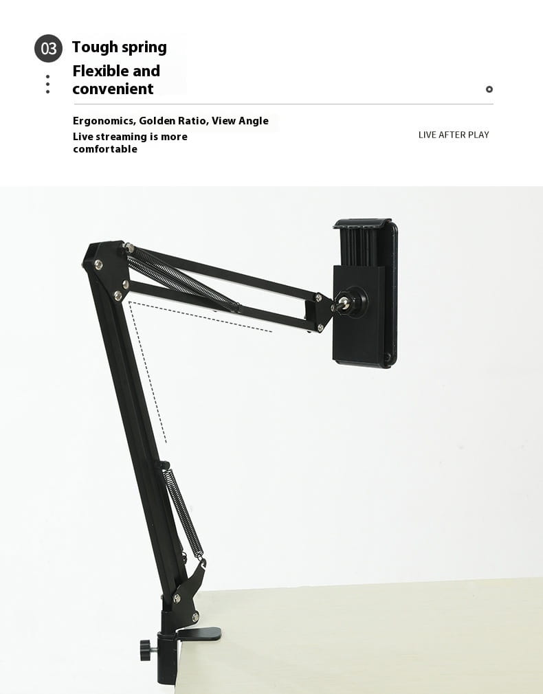 Universal Cantilever Mobile Phone and Tablet Lazy Desktop Mount Bracket