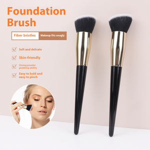 Single Foundation Brush Oblique Flat Head Smear-proof Makeup