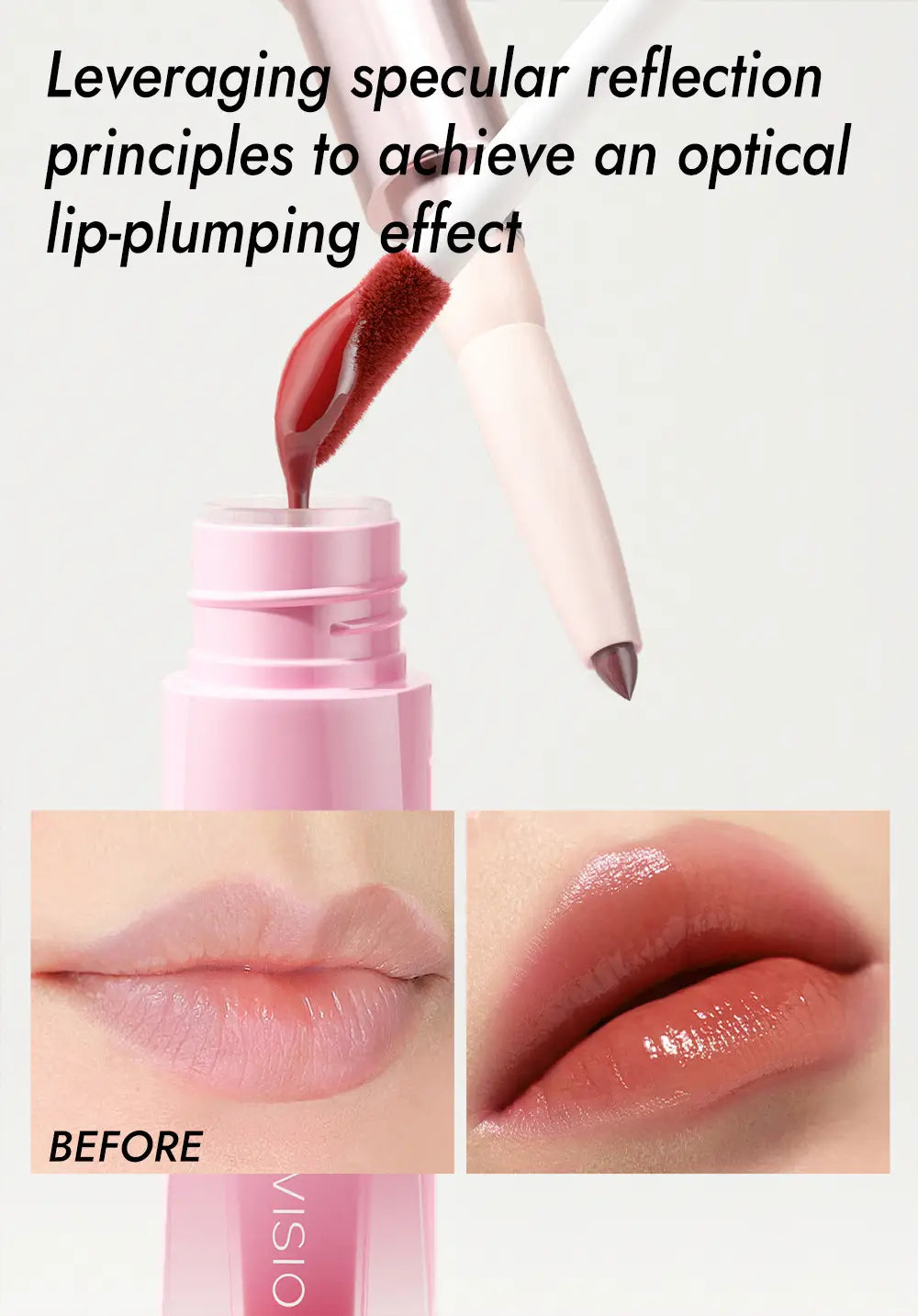 Natural Matte Matte de lungă durată de ruj Hydrating Machiaj vegan 5ml