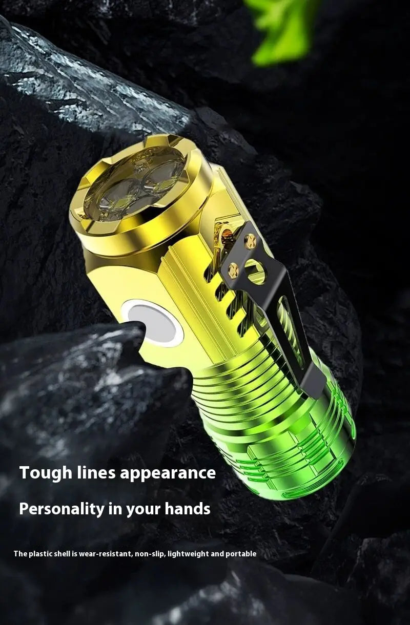 Mini Burst Flashlight Charging Cable with Magnetic and Non-Magnetic Options