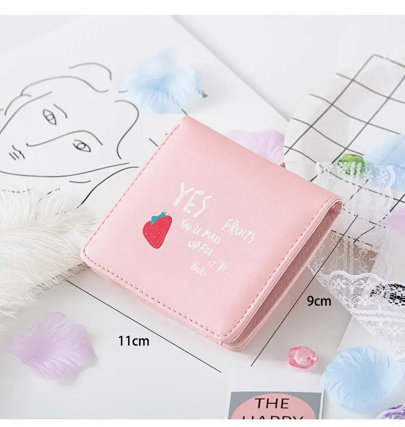 Colorful PU Leather Fruit Bag Short Style for Women in the United States