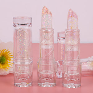 3-color Temperature-changing Lipstick Sequins Anti-chapping Long-lasting Moisturizing