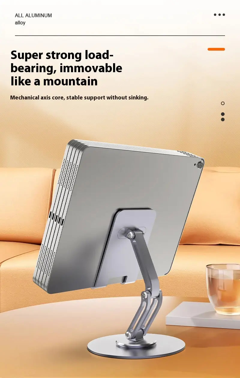 Aluminum Alloy Mobile Phone Desktop Bracket with Rotation Telescopic Adjustment