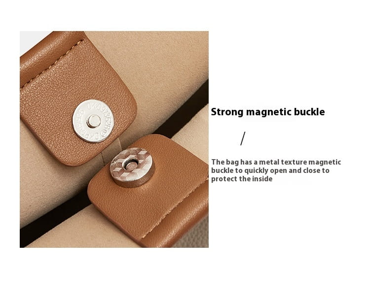 Genuine Leather Fashion Shoulder Bag with Large Capacity Commuter Design