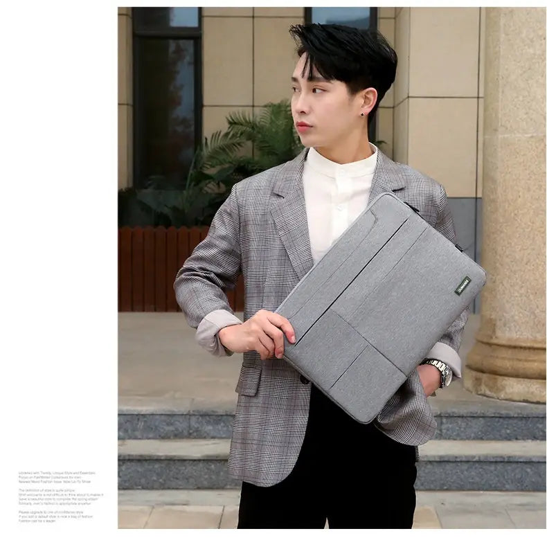 Sleeve ríomhaire glúine Oxford uiscedhíonach 14 15.6 Mála orlach d'fhir agus do mhná