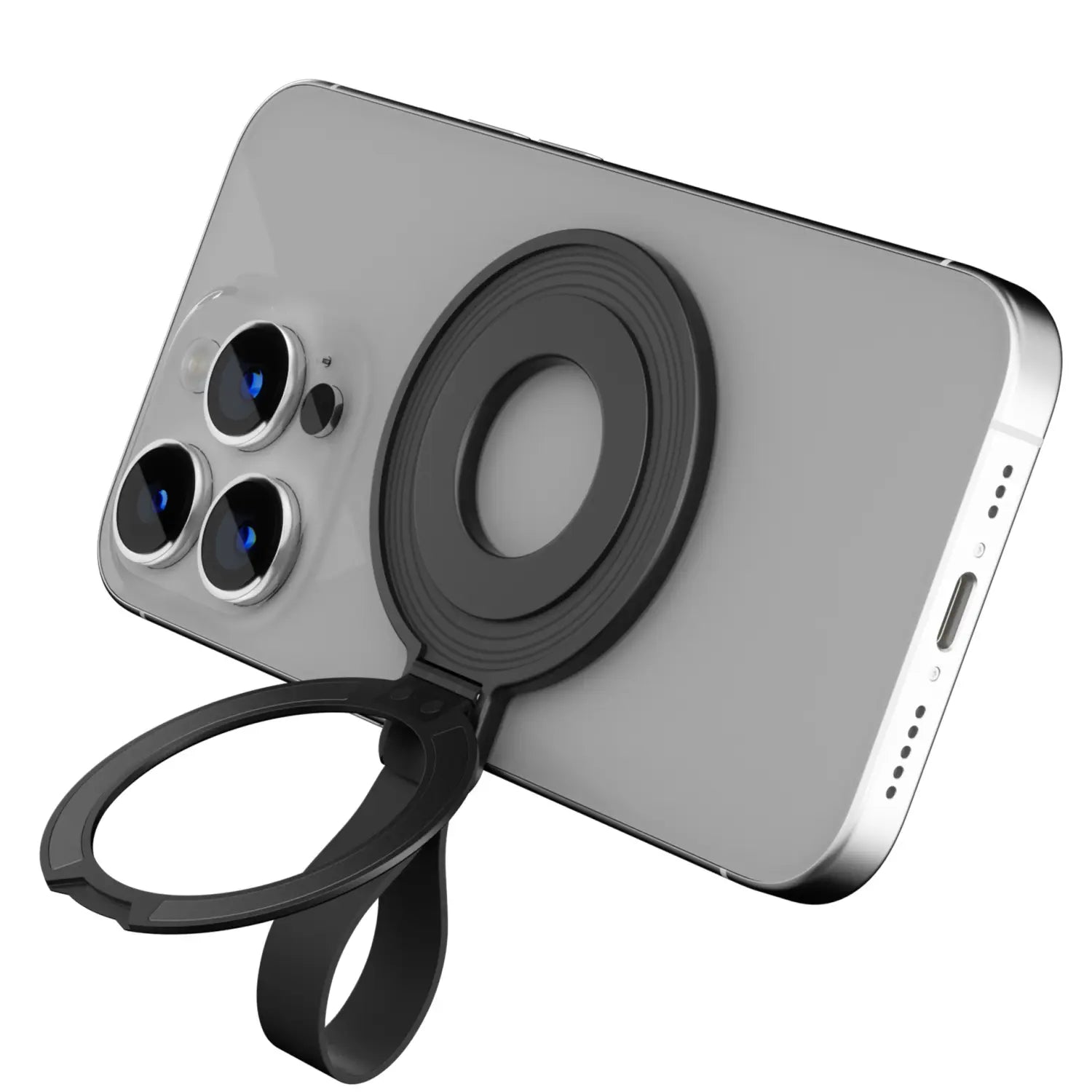 High-End Double-Sided Magnetic Phone Holder Portable Aluminum Alloy Design