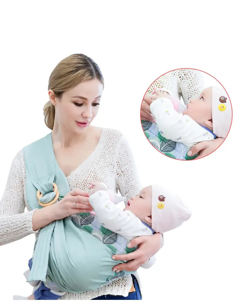 Baby Wrap Carrier Sling Adjustable Infant Comfortable Nursing Cover Soft Breathable Breastfeeding Carrier