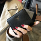 Leather Small Folding Women’s Short Ultra-thin Mini Coin Purse Korean Fashion Wallet - Tiny Purse Big Style Genuine