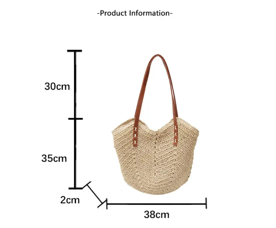 White Cotton Linen Tote Bag Large Travel Shoulder for Women and Men