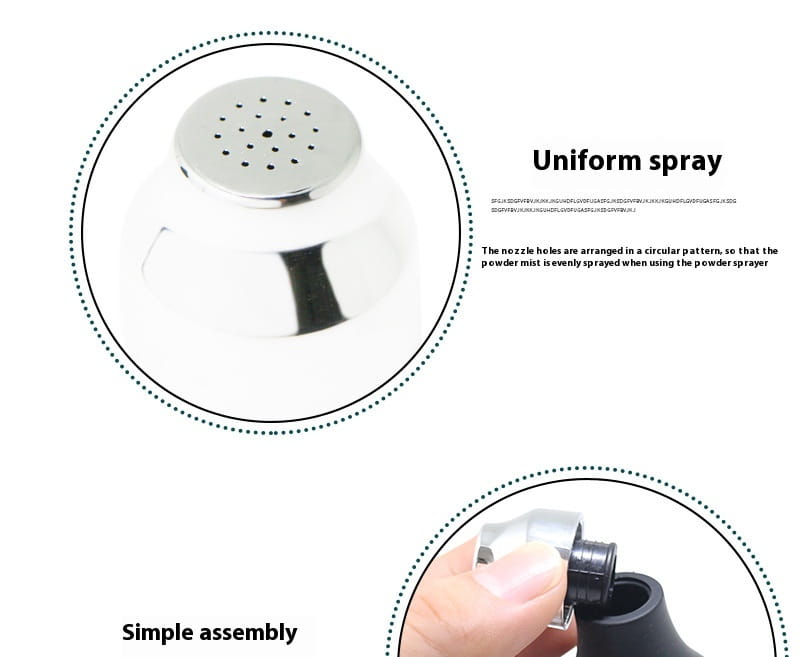 Makeup and Hair Tools Set with Rubber Airbag Duster 100ml