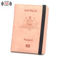 Anti-magnetic Australia Passport Case Multiple Card Slots Rubber Band Strap Passport Jacket - Stay Magnetic Free